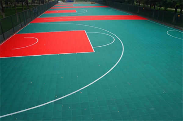 悬浮地板拼装篮球场